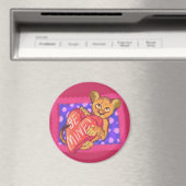 Lion Cub Valentine Magnet (In Situ (Geschirrspüler))