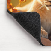 Lion Cub Wild Animal Tranquil Friedlich Mousepad (Ecke)