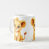 Lion Cub - Wildlife Fantasy Art Kaffeetasse (Vorderseite Links)