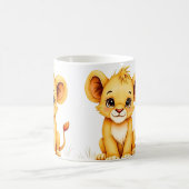 Lion Cub - Wildlife Fantasy Art Kaffeetasse (Mittel)