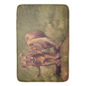 Lion Cubs Art Badematte (Vorderseite Vertikal)