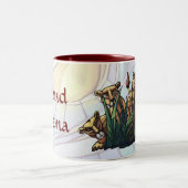 Lion Cubs Art Proud Mama Tasse (Mittel)