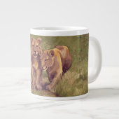 Lion Cubs Jumbo-Tasse (Vorderseite Rechts)