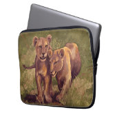 Lion Cubs Laptopschutzhülle (Vorderseite Links)