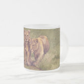 Lion Cubs Mattglastasse (VorderseiteRechts)