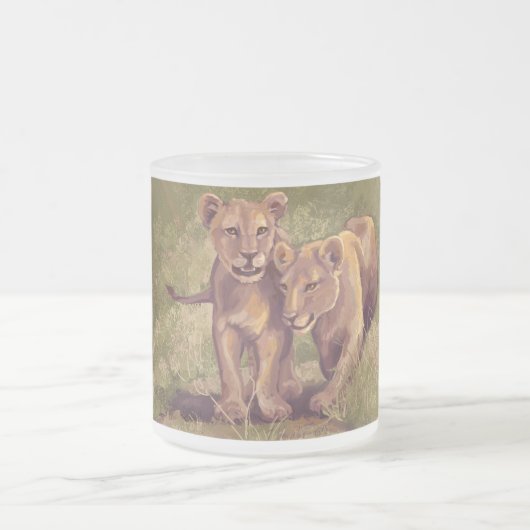 Lion Cubs Mattglastasse (Mittel)