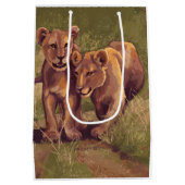 Lion Cubs Mittlere Geschenktüte (Rückseite)