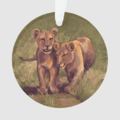 Lion Cubs Ornament (Vorderseite)