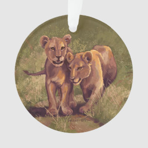 Lion Cubs Ornament