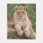 Lion Cub's Paws for Thought Fleecedecke (Vorderseite)