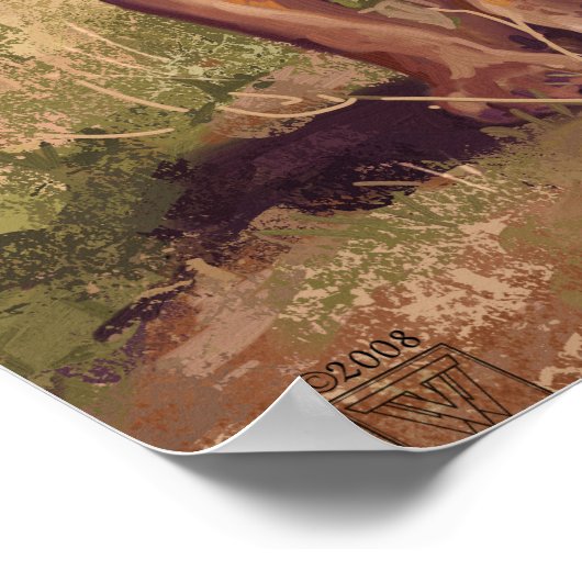 Lion Cubs Poster (Ecke)