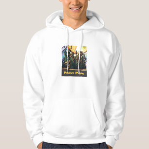 Lion Cubs, Proud Papa Men Hood Sweatshirt