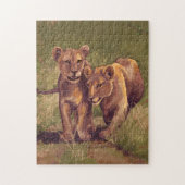 Lion Cubs Puzzle (Vertikal)