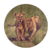Lion Cubs Schneidebrett (Vorderseite)