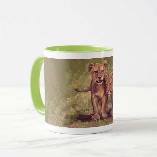Lion Cubs Tasse (Vorderseite Links)