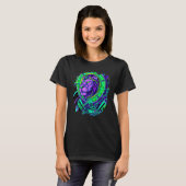 Lion Cyborg Robot Lion Cool Alien Outer Space Arti T-Shirt (Vorne ganz)