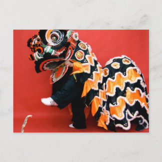 Lion Dance Post Card Postkarte