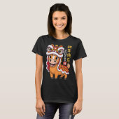 Lion Dance Year Of The Horse 2026 Chinese New Year T-Shirt (Vorne ganz)