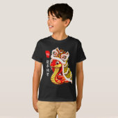 Lion Dance Year Of The Snake Chinese New Year Zodi T-Shirt (Vorne ganz)