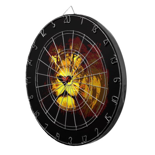 Lion Dartscheibe (Vorderseite rechts)