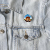 Lion der König des Waldes Button (Beispiel)