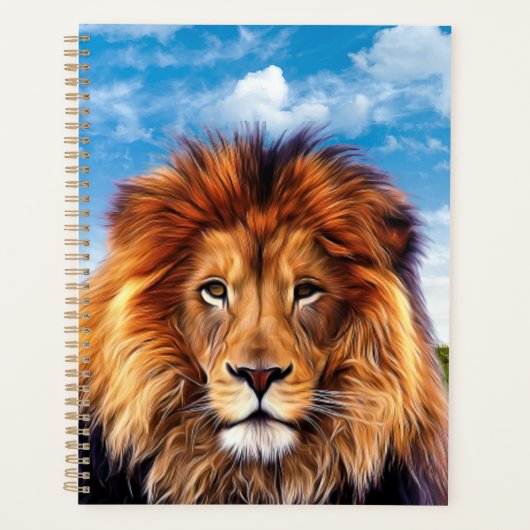 Lion der König des Waldes Planer (Vorderseite)
