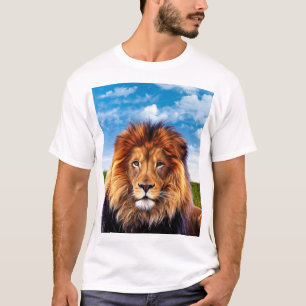 Lion der König des Waldes T-Shirt