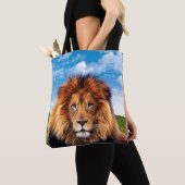 Lion der König des Waldes Tasche (Von Nahem)