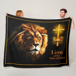 LION DES TRIBE FLEECEDECKE