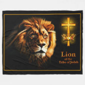 LION DES TRIBE FLEECEDECKE (Vorderseite (Horizontal))