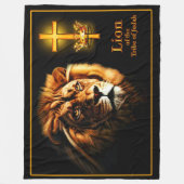 LION DES TRIBE FLEECEDECKE (Vorderseite)