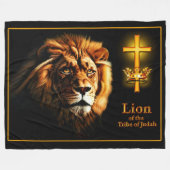 LION DES TRIBE FLEECEDECKE (Vorderseite (Horizontal))