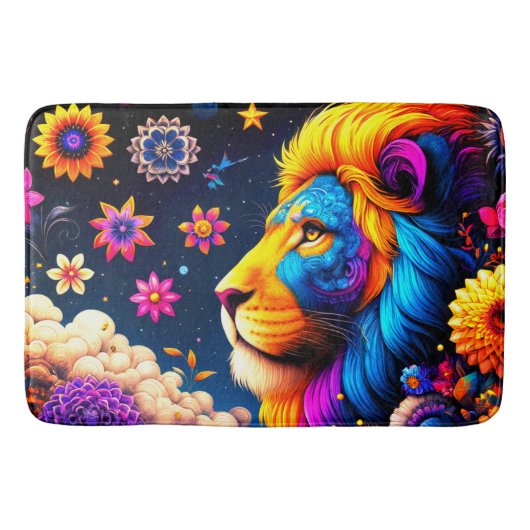Lion Design Badematte (Vorderseite)