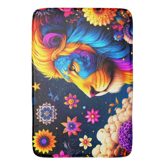 Lion Design Badematte (Vorderseite Vertikal)