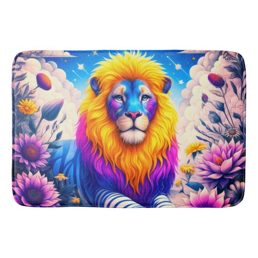 Lion Design Badematte (Vorderseite)
