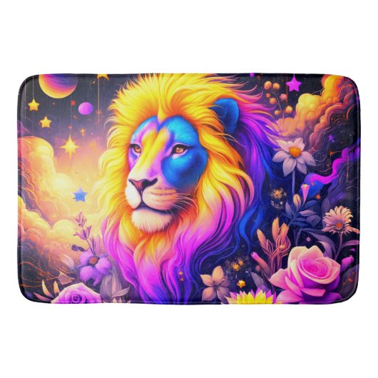 Lion Design Badematte (Vorderseite)