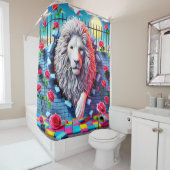 Lion Design Duschvorhang (Beispiel)