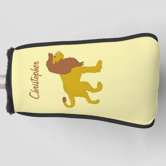 Lion Design Golf Headcover (Vorderseite)