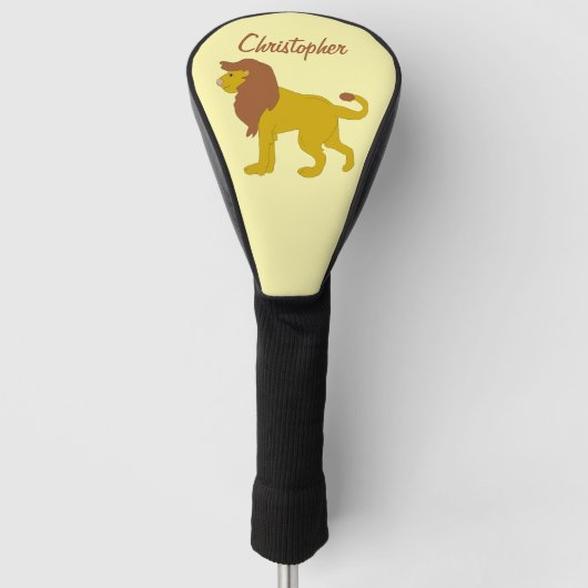 Lion Design Golf Headcover (Vorderseite)