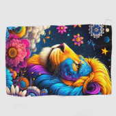 Lion Design Golfhandtuch (Horizontal)