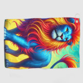 Lion Design Golfhandtuch (Horizontal)