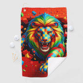 Lion Design Golfhandtuch (Insitu)
