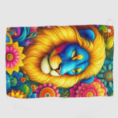 Lion Design Golfhandtuch (Horizontal)
