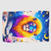 Lion Design Golfhandtuch (Horizontal)