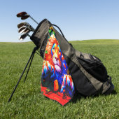 Lion Design Golfhandtuch (Gras)