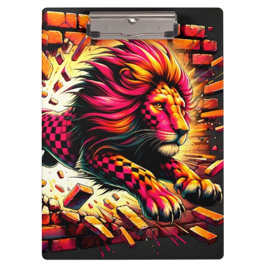 Lion Design Klemmbrett (Vorderseite)