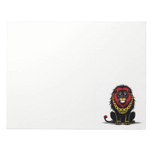 Lion Design Notizblock (Vorderseite)