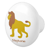 Lion Design Personalised Keramikknauf (Rechts)