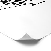 Lion Design Poster (Ecke)