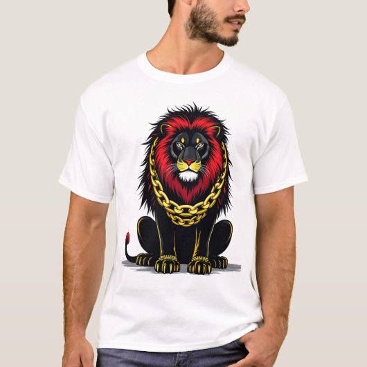 Lion Design T-Shirt (Vorderseite)